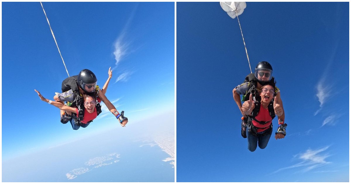 ദുബായിൽ ആകാശത്ത് പറന്ന് നസ്രിയ; സ്വപ്നം യാഥാർഥ്യമായ സന്തോഷത്തിൽ പ്രിയതാരം!! | Nazriya went for skydiving in Dubai